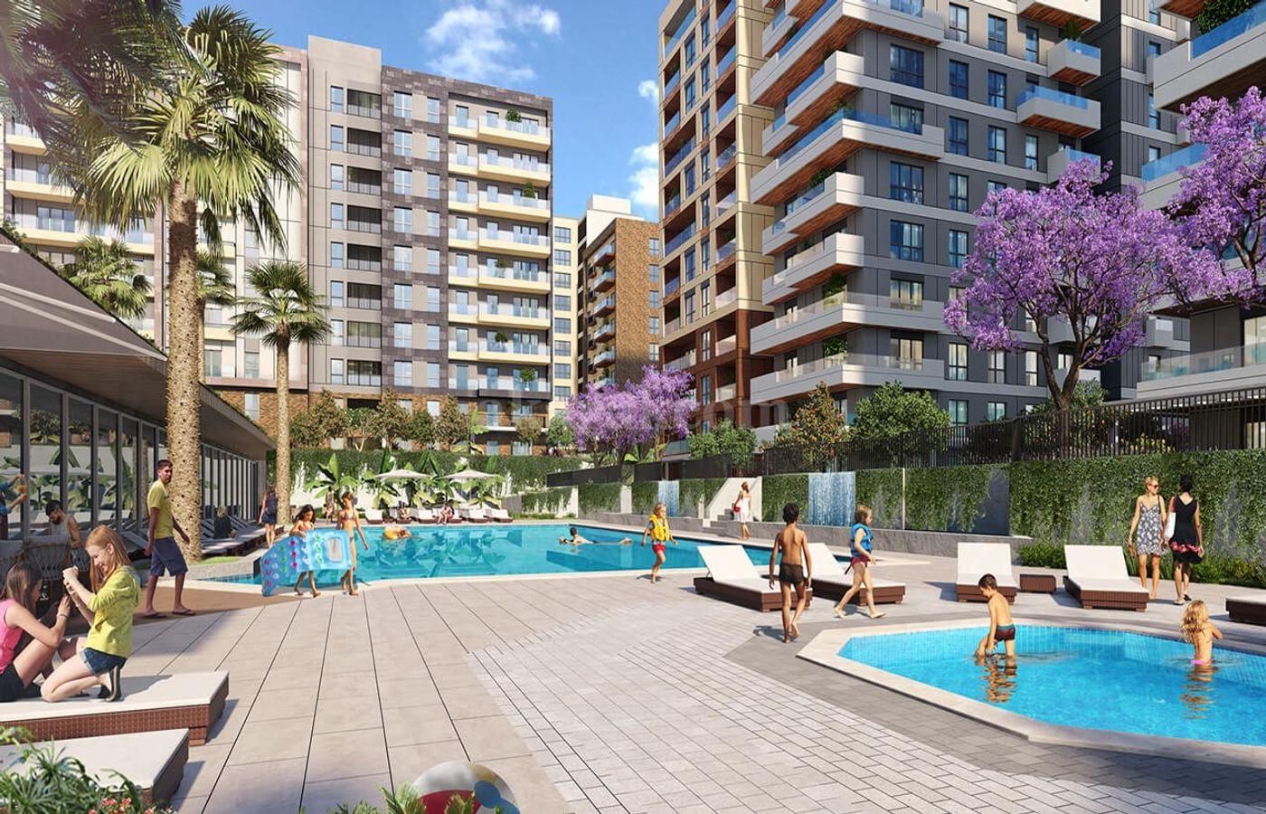 Apartments for sale by installments in Antalya Kepez